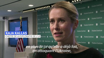 L'Otan, meilleure garantie pour l'Ukraine, selon la cheffe de la diplomatie de l'UE
