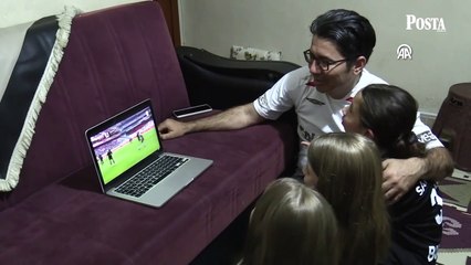 Beşiktaşlı fanatik taraftar üç kızına da 'BJK' isimini verdi!