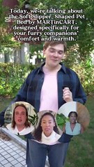 Soft Slipper-Shaped Pet Bed (2)