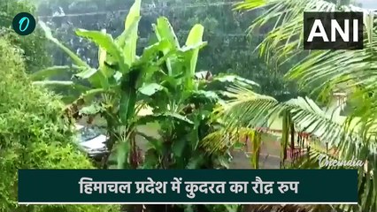 Weather Update: Himachal में कुदरत का कहर, Kullu में कैसे  नाले बही कार |Rain | Viral Video