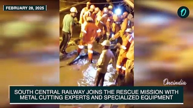 Telangana Tunnel Collapse: Rescue Teams Deploy Plasma Cutters, Heavy Machinery To Save 8 Workers