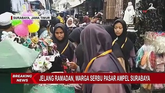 Ramai! Warga Berburu Pernak-pernik Kebutuhan Ramadan di Pasar Ampel Surabaya | PERSIAPAN RAMADAN