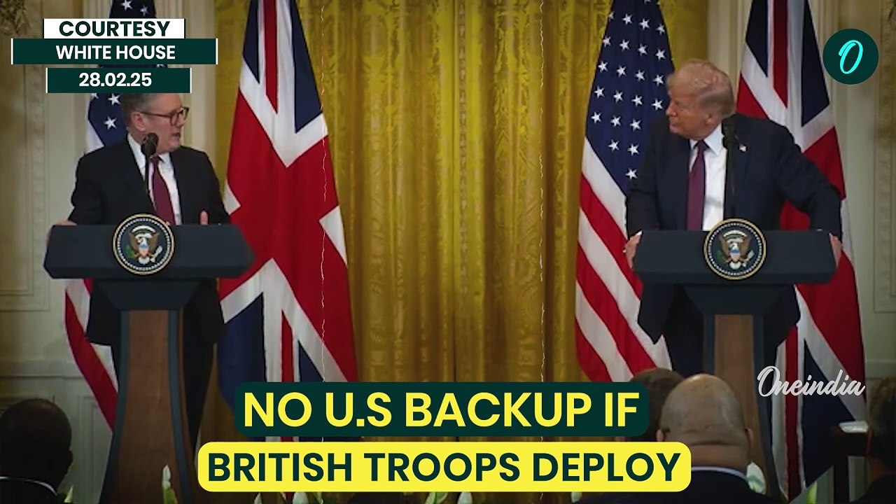 Trump Refuses To Guarantee US Backup For British Troops In Ukraine | ‘UK Military Can Handle Itself’