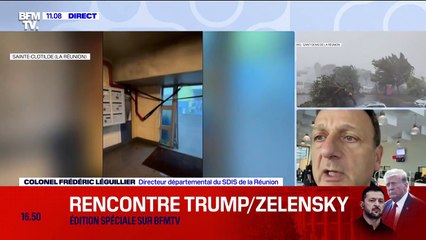 "On est submergé d'appels de secours": Cyclone à La Réunion, 180.000 personnes sans électricité