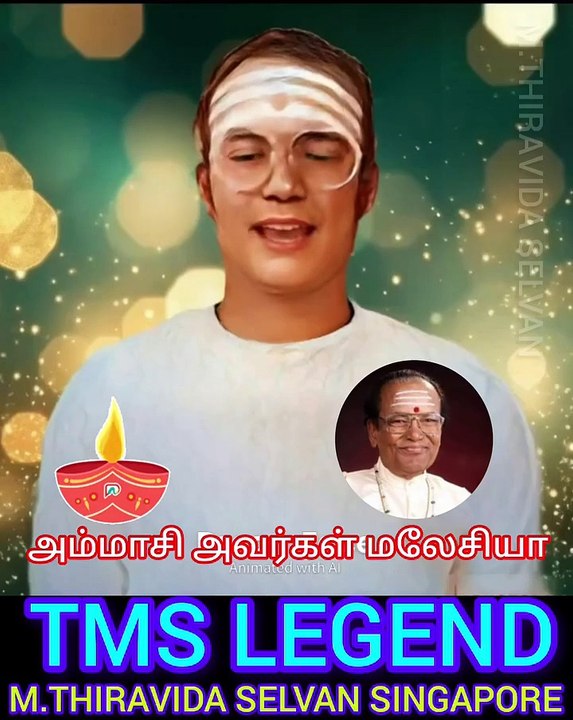 தெய்வப் பாடகர் டி எம் எஸ் ஐயா அம்மாசி அவர்கள் மலேசியா M.THIRAVIDA SELVAN SINGAPORE TMS FANS
