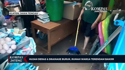Hujan Deras & Drainase Buruk, Rumah Warga Terendam Banjir