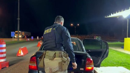 Autor de homicídio ocorrido em Cascavel é preso pela PRF na BR-277 com Astra carregado com maconha