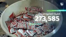 ضربة أمنية قوية… إحباط تهريب أكثر من 520 ألف حبة خاضعة للرقابة الطبية في ميناء الملك عبدالعزيز ومنفذ الوديعة