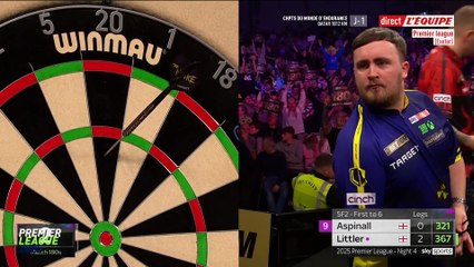 Le replay de Littler - Aspinall - Fléchettes - Premier League à Exeter