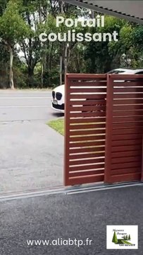 🏡 INSTALLATION D'UN PORTAIL COULISSANT PAR ALIA BTP Paysagiste Yvelines et Hauts de Seine🏡