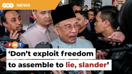 Don’t exploit freedom to assemble to lie and slander, Anwar tells PAS Youth