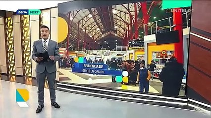 Alta demanda de viajeros en la terminal de La Paz