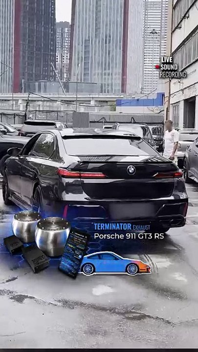 G70 BMW 740d + Terminator exhaust, sounding like a Porsche 911