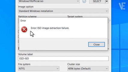 How To Fix Error ISO image extraction failure in Rufus