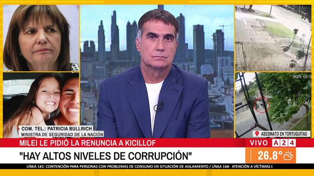 Patricia Bullrich, por el pedido de renuncia de Milei a Kicillof: Se necesita un cambio de raíz en la Provincia