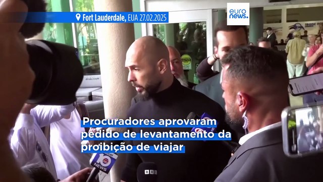 Polémicos irmãos Tate chegam à Florida depois de as autoridades romenas levantarem proibição de viajar
