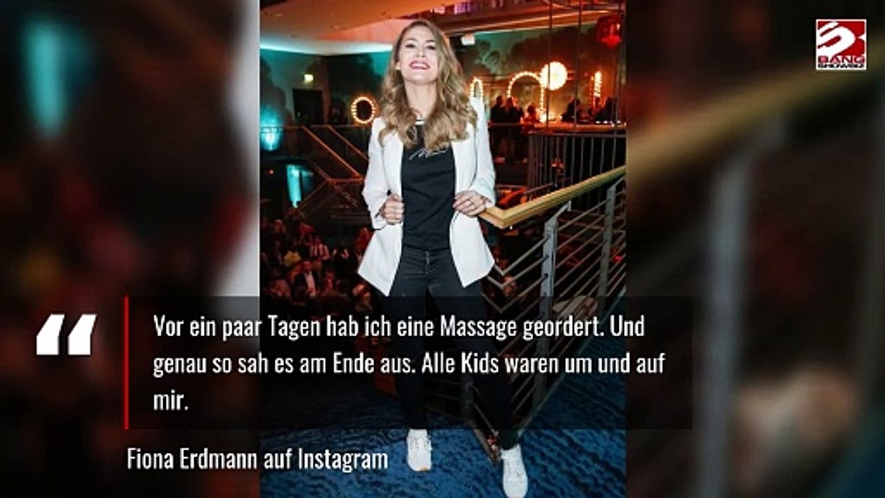 'War am Limit': Fiona Erdmann überrascht mit Mama-Realtalk