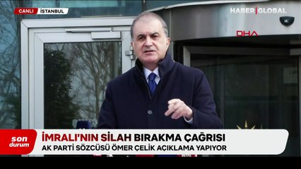 AK Parti'den İmralı'nın çağrısıyla ilgili açıklama: Terör örgütü tüm unsurlarıyla silah bırakmalıdır