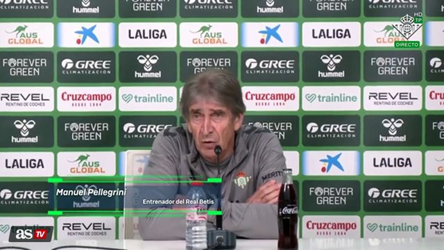 Rueda de prensa completa Manuel Pellegrini previa al Betis - Real Madrid