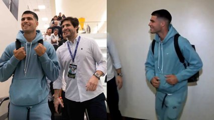 Tennis - Porto Rico 2025 - Carlos Alcaraz has arrived in Puerto Rico and has danced to the sound of the welcoming batucada