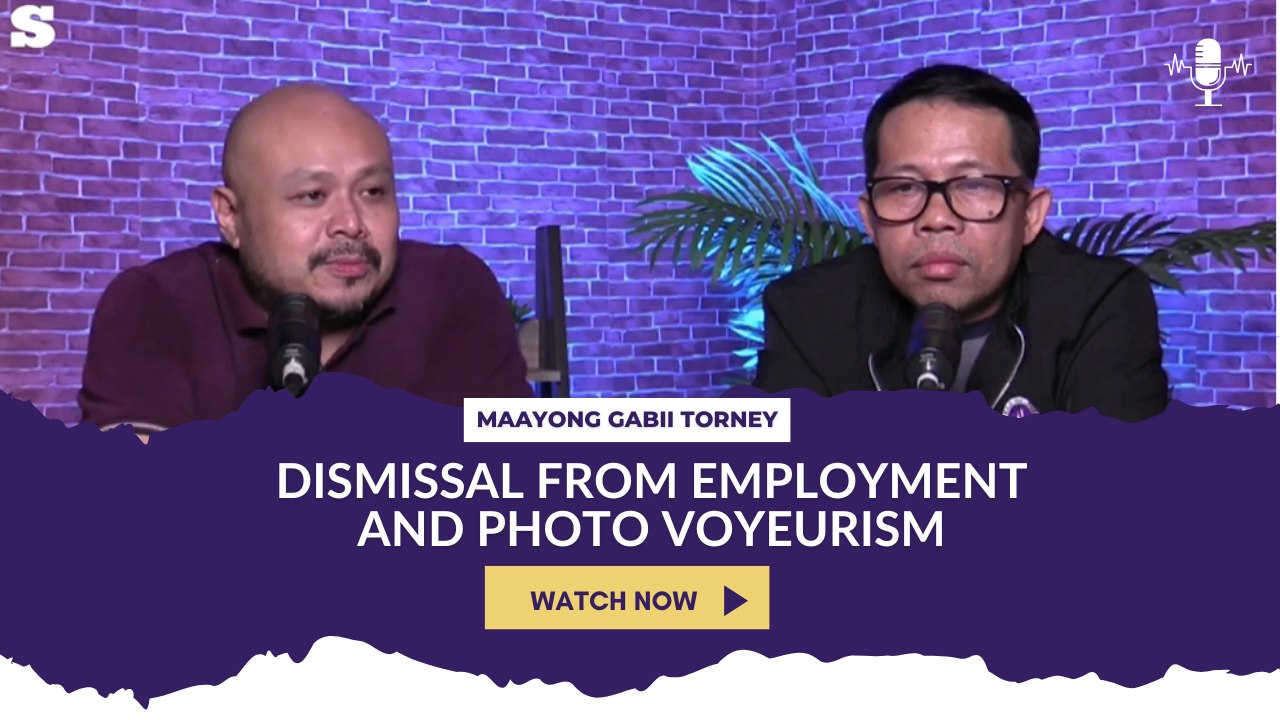 Maayong Gabii Torney!: Dismissal from employment and photo voyeurism