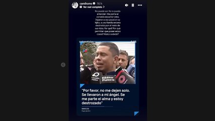 Camila Homs consternada por el brutal crimen de Kim y su firme pedido de Justicia