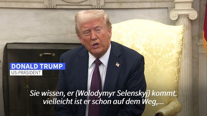 Trump über Selenskyj: "Diktator? Habe ich das gesagt?"