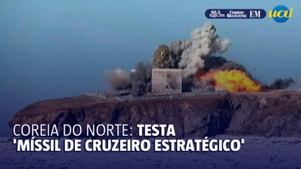 Coreia do Norte testa 'míssil de cruzeiro estratégico'