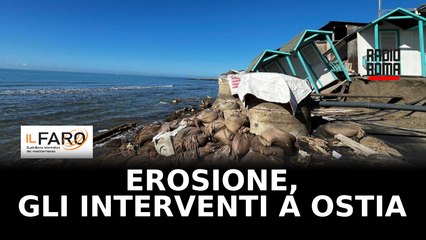 Emergenza erosione a Ostia, gli interventi