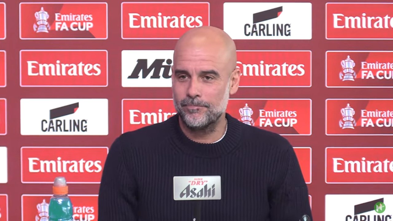 Pep Guardiola se niega a responder sobre Tebas 