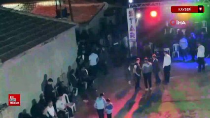 Kayseri'de düğünde kuzenini vurmuştu: Olayın görüntüleri ortaya çıktı