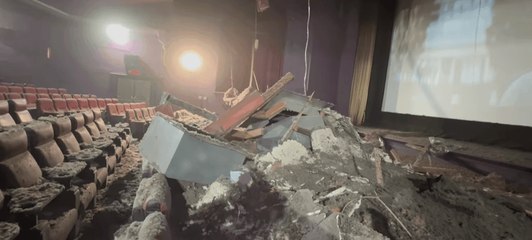 Movie theater ceiling collapses during showing of Captain American Brave New World
