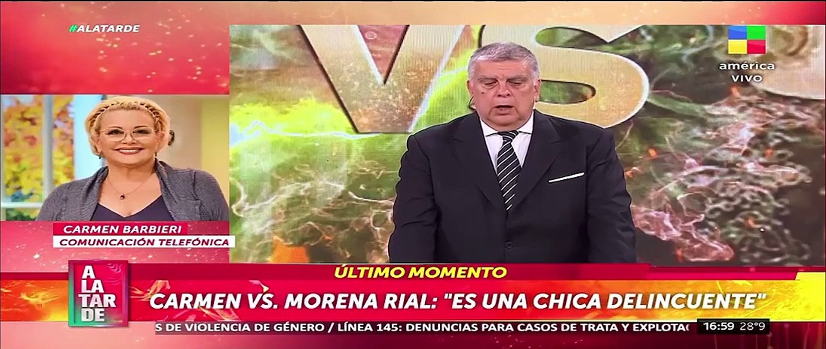 El enojo de Carmen Barbieri en A la tarde por la polémica con Morena Rial