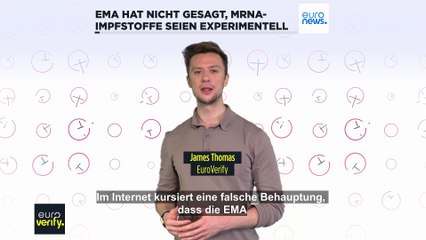 Irreführende Behauptung: EMA hat mRNA-Impfstoffe nicht als "experimentell" bezeichnet