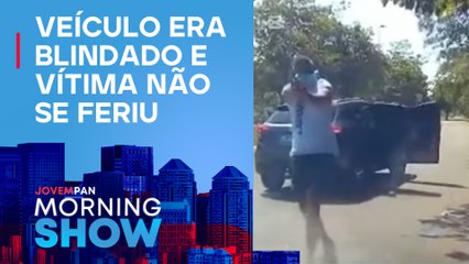Motorista TENTA DESCANSAR e tem carro ALVEJADO no Rio de Janeiro
