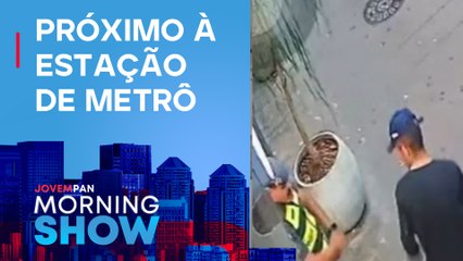 Homem tenta PEGAR ARMAS de dois PMs e é DETIDO na Avenida Paulista