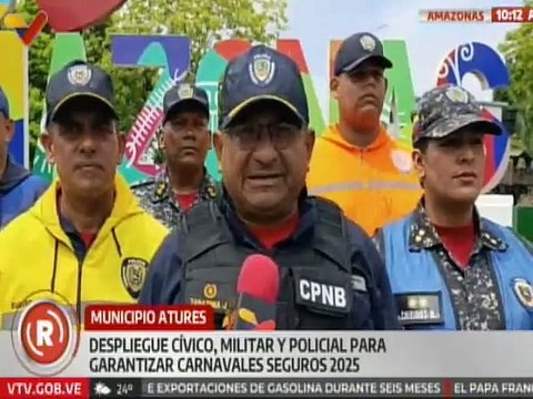 Amazonas | Más de 700 efectivos de seguridad desplegados para garantizar carnavales felices