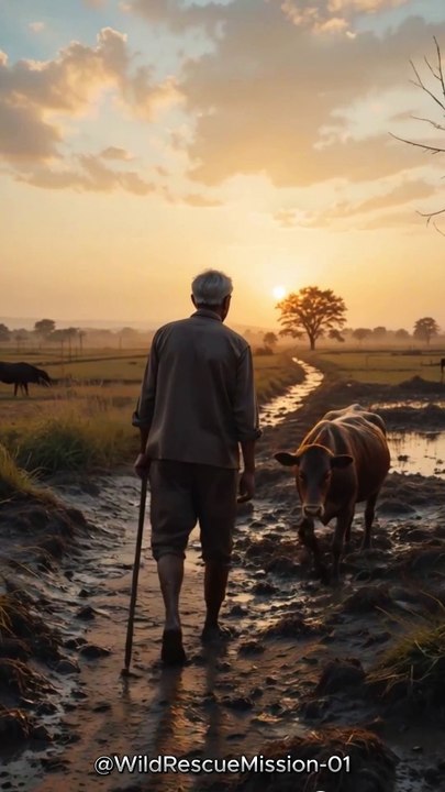 Cow 🐮 Stuck in Mud Rescued by Heroic Team! 🚜💪 #Cow #AnimalRescue #ai