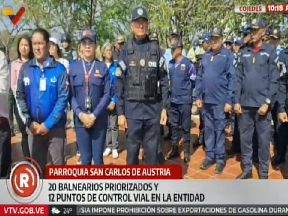 Cojedes | Vértices de la Gran Misión Cuadrantes de Paz desplegados para operativo de carnavales 2025