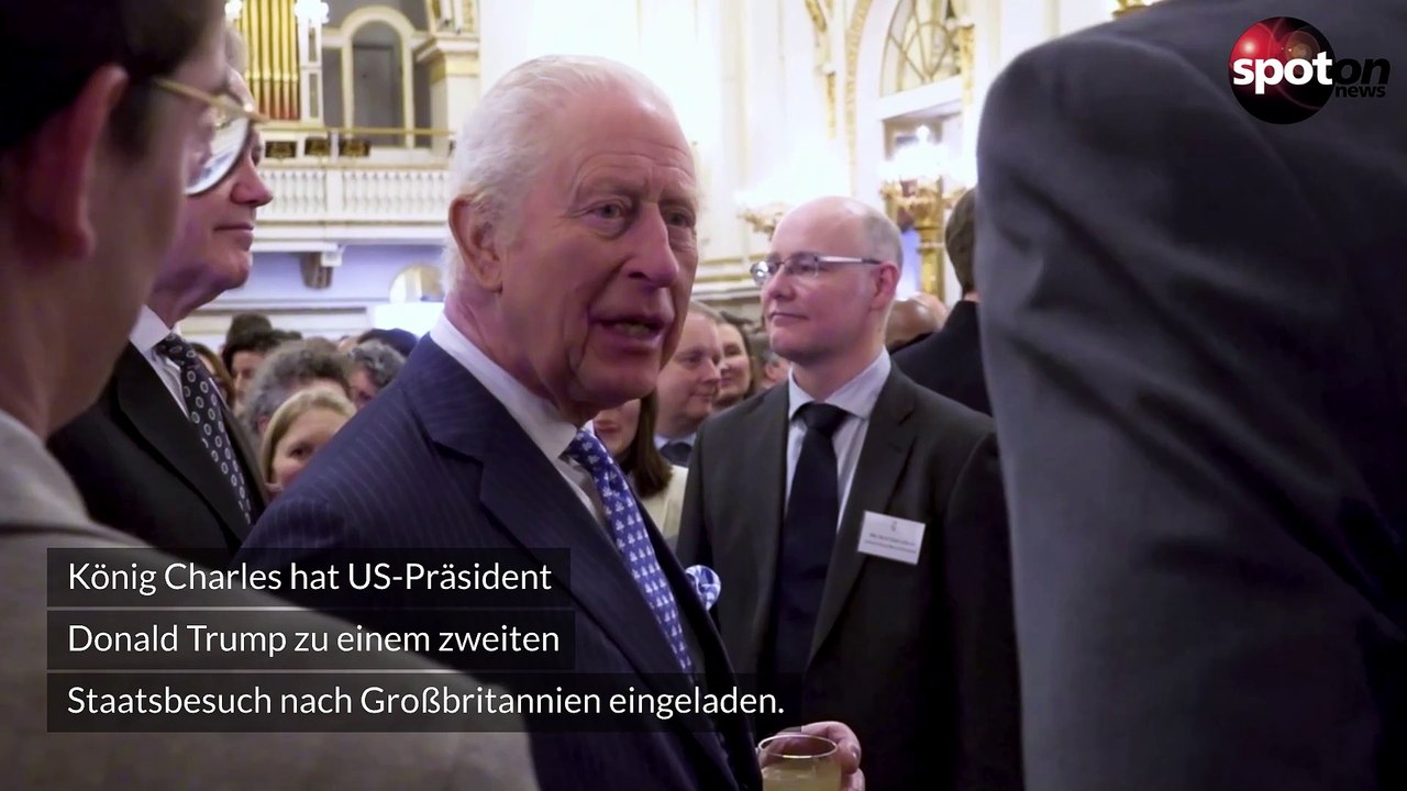 König Charles schickt Donald Trump persönliche Einladung