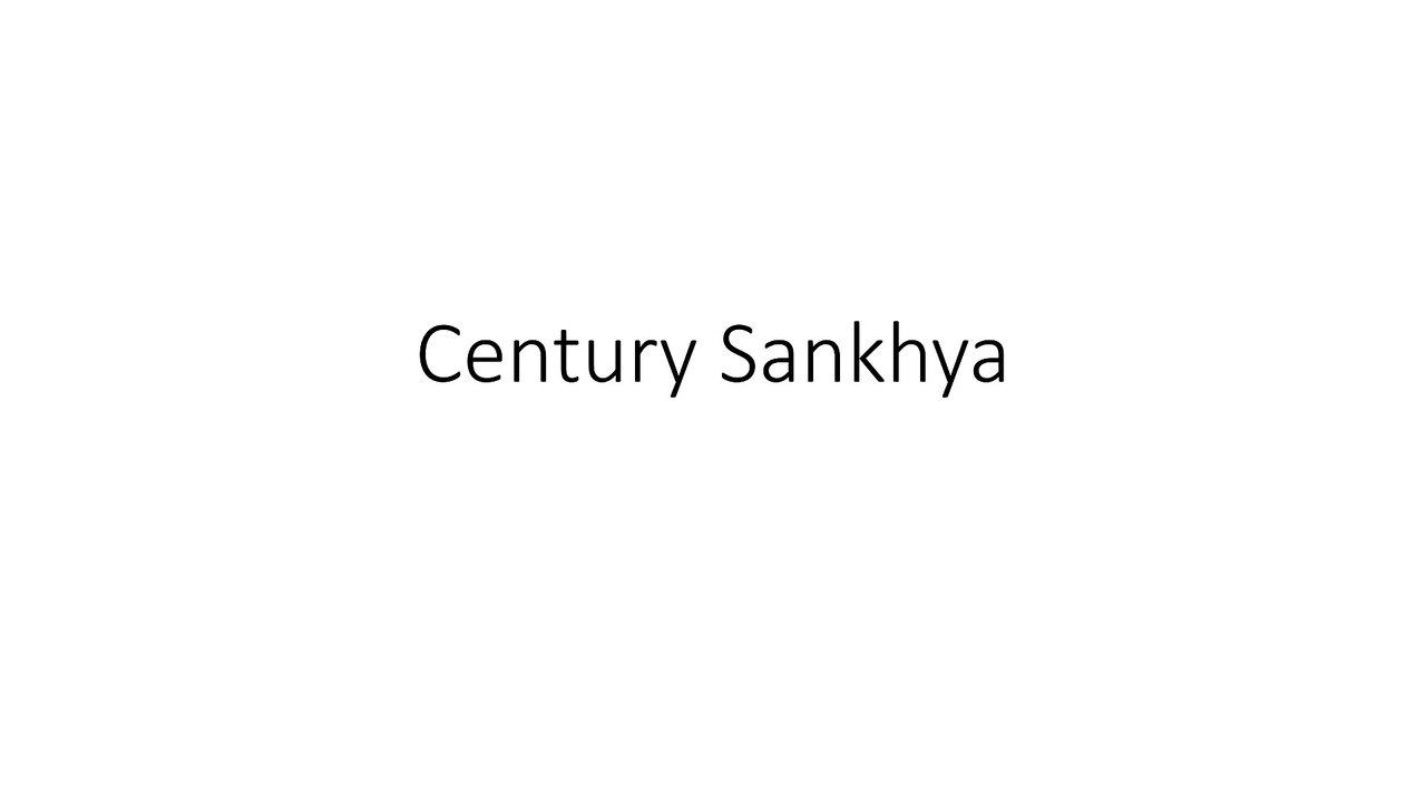 CenturySankhya vedeo