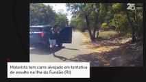 Motorista tem carro alvejado em tentativa de assalto na Ilha do Fundão (RJ)