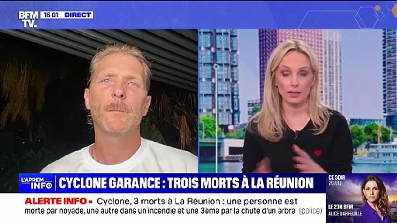 Cyclone Garance: "Ça était complétement chaotique", raconte Olivier Blondet, gérant de deux restaurants et d'une boîte de nuit à Saint-Denis
