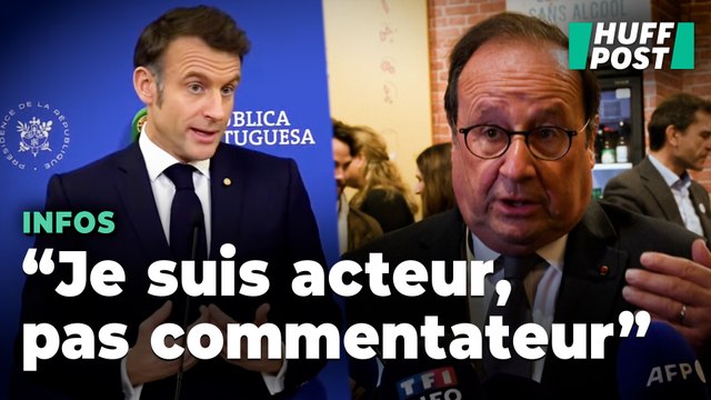 Macron moque le « réveil tardif » de Hollande après ses propos très durs contre Trump