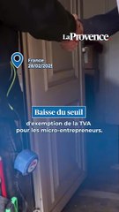 Baisse du seuil d'exemption de la TVA pour les micro-entrepreneurs.