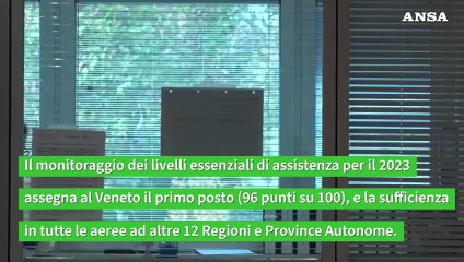 Cure essenziali: Veneto al top, Calabria ultima ma migliora