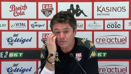 Red Star FC - EAG : le point presse de Sylvain Ripoll