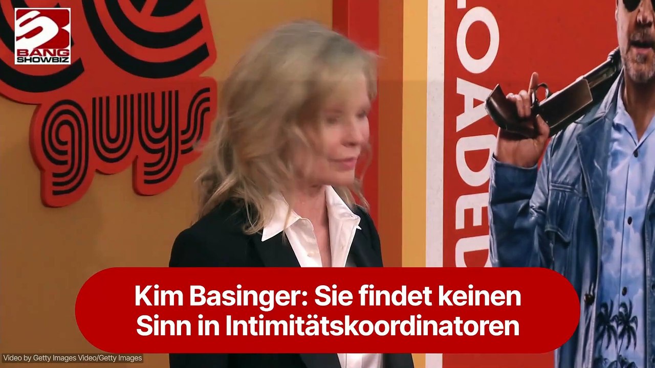 Kim Basinger: Sie findet keinen Sinn in Intimitätskoordinatoren