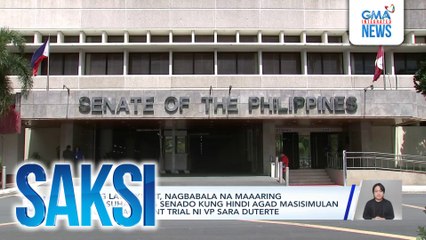 Ilang law expert, nagbabala na maaaring makasuhan ang Senado kung hindi agad masisimulan ang impeachment trial ni VP Sara Duterte | Saksi
