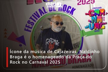 Ícone da música de Cajazeiras, Naldinho Braga é o homenageado da Praça do Rock no Carnaval 2025